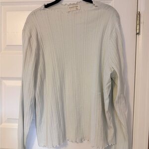 CURSON White Long Sleeve Top